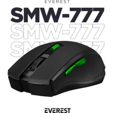 Everest SMW-777 Usb Siyah 2.4Ghz Optik Wireless Mouse