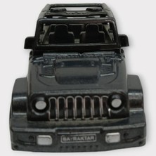 Bayraktar Çek Bırak Arabalar 10 cm - Siyah Jeep