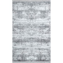 Eko Halı Sateen St 01 Grey Hav Vermez Yıkanabilir Kaymaz Ince Dokuma Modern Makine Dokuması Halı