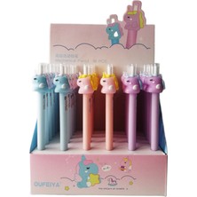 Ceylan Kırtasiye Unicorn Figürlü 0.7 Uçlu Versatil Kalem + Unicorn Resimli Silgi