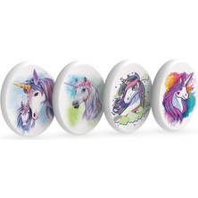 Ceylan Kırtasiye Unicorn Figürlü 0.7 Uçlu Versatil Kalem + Unicorn Resimli Silgi