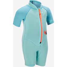 Subea Çocuk Neopren Shorty - 2 mm - Turkuaz
