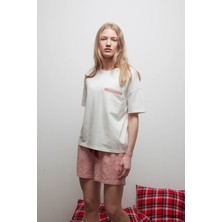 Kadın Pamuklu Kısa Kollu T-Shirt