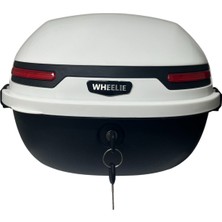 Wheelıe XT21-W 28 Litre Motosiklet Arka Çanta Beyaz Su Geçirmez