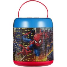 Marvel Spıder-Man Bluetooth Hoparlör ve Mikrofon Kablosuz Marvel Spıderman Karaoke Seti Mikrofonlu