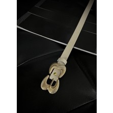ZR Accessory Gold Kelebek Tokalı Kadın Pantolon Kemeri, Ceket Kemeri, Elbise Kemeri, Gömlek Kemeri