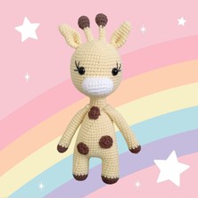 Ballini Oyuncak Zürafa Sarı Amigurumi El Örgüsü