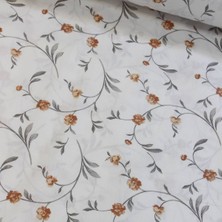 Tekin's Home Kiremit Bahar Dalı Nevresimlik Poplin Kumaş