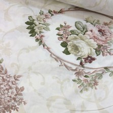 Tekin's Home Gül Kurusu Büyük Güller Nevresimlik Poplin Kumaş-Tknhm