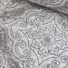 Tekin's Home Pudra Denim Damask Nevresimlik Poplin Kumaş-Tknhm