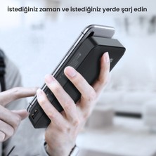 1Hora GAR159 20000 Mah Taşınabilir Şarj Cihazı - Dahili 4 Kablo - Usb-A Çıkışlı -  Hızlı Şarj Destekli Powerbank - Siyah