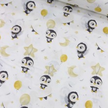 Tekin's Home Sarı Baykuş Nevresimlik Poplin Kumaş-Tknhm