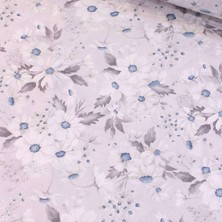 Tekin's Home Lila Papatya Nevresimlik Poplin Kumaş-Tknhm