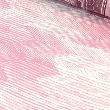 Eteği Sulu Pembe Kahve Eteği Sulu Şal Sarı Gri Nevresimlik Poplin Kumaş-Vrgld