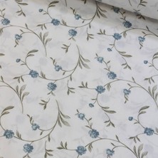 Tekin's Home Petrol Bahar Dalı Nevresimlik Poplin Kumaş