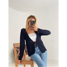SHUGAA Kadın  Merserize Delikli Hırka