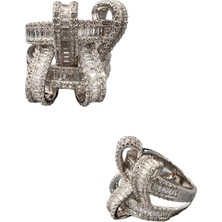 Defne Silver Hediye Paketi Lüx Yüzük