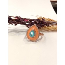 Defne Silver Mineli Damla Yüzük