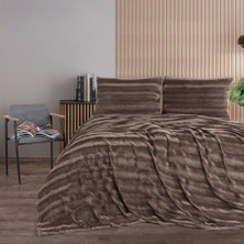 Zebra Casa Cozy Çift Kişilik Battaniye Seti