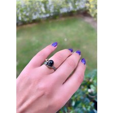 Defne Silver Onix Tasarım Yüzük