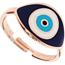 Defne Silver Resso Göz Yüzük