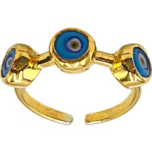 Defne Silver Nazar Göz Yüzük