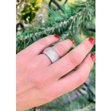 Defne Silver 7 Sıra Tamtur Alyans Yüzük