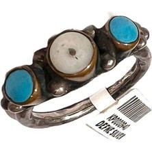 Defne Silver El Yapımı Doğaltaş Yüzük