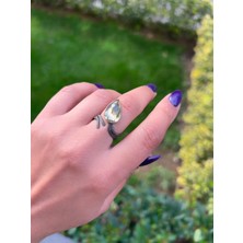 Defne Silver Ahumay Sitrin Yüzük