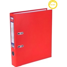 Tigra Classic Dar Plastik Klasör 30'lu Koli Kırmızı Ofis Büro Klasörü