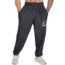 Loose Fit Nakışlı Mevsimlik Eşofman Altı Big Sam PNT1407