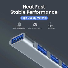 Hepu Type-C To USB Hub 4 Port Metal USB Çoğaltıcı Macbook Uyumlu USB 3.0 Hub Otg USB Adaptör Çoklayıcı Henüz Yorum Yazılmamış.