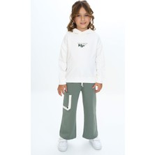 Toontoy Kız Çocuk Kapüşonlu Eşofman Takım