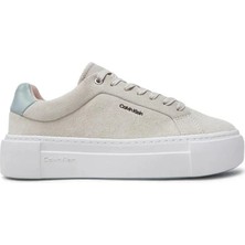 Calvin Klein Flatform Cup Kadın Bej Sneaker