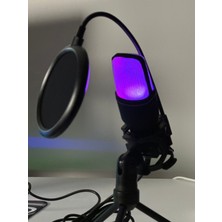 Dex-7 Rgb Işıklı Gaming USB Mikrofon - Yayıncı & Oyuncu Mikrofonu