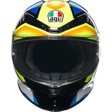 AGV Agv K6 S Joan Black Blue Yellow Kapalı Kask