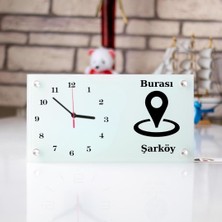 Çılgıntrend Memeleketlere Özel Masa Üstü Cam Saat