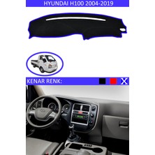 Hyundai H100 2004-2019 Için Uygun Torpido Koruma Halısı Siyah Kenar Renk Mavi