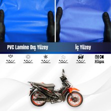 ULTRASHOP Arora Smart 50 Motosiklet Branda Su Geçirmez Mavi Branda Motor Brandası