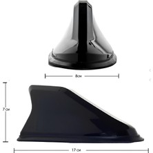 Life Tuning Citroen Cactus Uyumlu Köpek Balığı Balık Sırtı Shark Anten Siyah