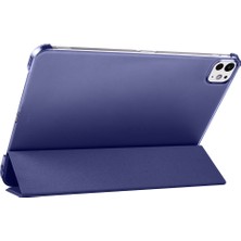 Roketcim Apple iPad Pro 11 2024 Smart Cover Kalem Bölmeli Standlı 1-1 Kılıf