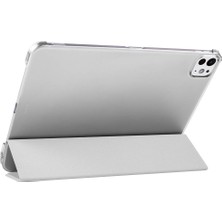 Roketcim Apple iPad Pro 11 2024 Smart Cover Kalem Bölmeli Standlı 1-1 Kılıf