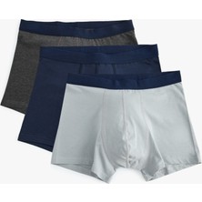 Koton Basic Pamuklu 3'lü Boxer Seti