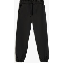 Koton Standart Bel Cepli Düğme Detaylı Basic Jogger Pantolon