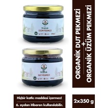 Mill & More Organik Dut Pekmezi 350 gr + Organik Üzüm Pekmezi 350 gr Seti