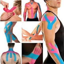 Boldy Kinesio Sporcu Bandı - Kinesiotape Bantlama - Sakatlık Bandı - Kinesio Bant - Kinezyo Bant - Kinesiotape 5CMX5M.