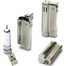 Keseroğlu Muhtar Çakmağı Zippo Nostalji Çakmak Taşlı ( Çelik)
