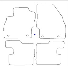 Ecarteks Opel Corsa D Uyumlu Halı Velur Paspas