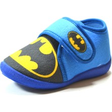 Onlo Ayakkabı BT.173 Mavi Cırtlı Erkek Çocuk Panduf Ev Ayakkabı