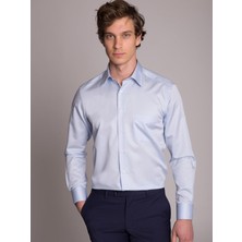 Advante Klasik Pamuk Saten Uzun Kol Erkek Gömlek